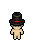 Gamer's Top Hat shown on a Fantasy Online 2 character