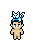 Icy Cat Hat shown on a Fantasy Online 2 character