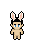 Floppy Bunny Ears shown on a Fantasy Online 2 character