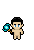 Glacier Union Wand shown on a Fantasy Online 2 character