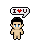 I <3 U Sign shown on a Fantasy Online 2 character
