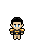 Charcoal Nutcracker Body shown on a Fantasy Online 2 character