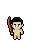 Obsidian Long Sword Outfit shown on a Fantasy Online 2 character