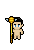 Queen Bee Staff shown on a Fantasy Online 2 character