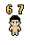 SIX SEVEN shown on a Fantasy Online 2 character