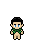 Snowboarder's Green Scarf shown on a Fantasy Online 2 character