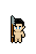 Fishing Spear shown on a Fantasy Online 2 character