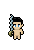 Jagged Sword shown on a Fantasy Online 2 character