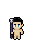 Goth Staff shown on a Fantasy Online 2 character
