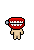Chattering Teeth shown on a Fantasy Online 2 character