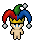 Jester Cap shown on a Fantasy Online 2 character