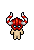 Candy Cane Battle Helm shown on a Fantasy Online 2 character