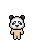 Panda Head shown on a Fantasy Online 2 character