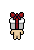 White Present Head shown on a Fantasy Online 2 character