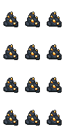Gold Vein mob sprite sheet portrait