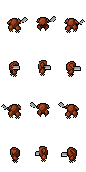 Cooked Turkey mob sprite sheet portrait
